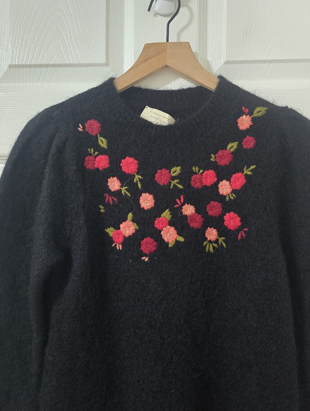Sezane Uriel Mohair/wool Sweater Mini Dress Size S - Picture 3 of 6